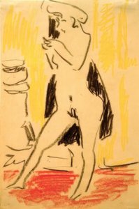 Kvinnelig modell av Ernst Ludwig Kirchner