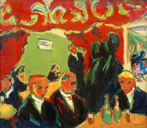 Weinstube av Ernst Ludwig Kirchner