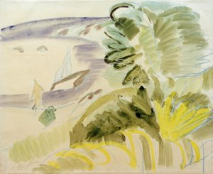 Hvit strand av Ernst Ludwig Kirchner