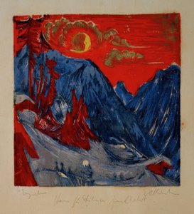 Vintermunnnatt av Ernst Ludwig Kirchner