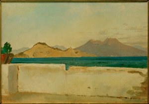 Vesuv / maleri av Ernst Meyer
