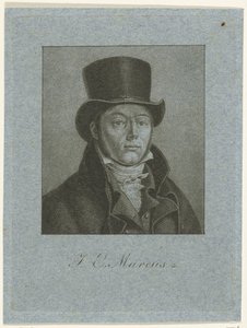 Portrett av Jacob Ernst Marcus av Ernst Willem Jan Bagelaar