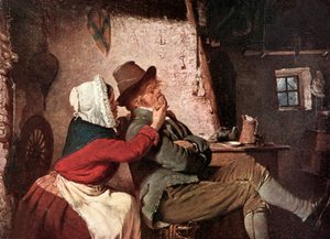 quot;Ville den trutmunn med ungen sinquot; (fargelitografi)