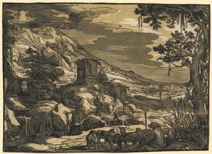 Arkadisk landskap av Esaias van de Velde