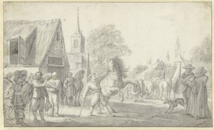 Hestemarked av Esaias van de Velde