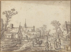 Landsbygata av Esaias van de Velde I
