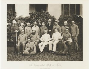 Tsarevich Nicholas Alexandrovich fra Russland på besøk i India, 1891 av Esper Esperovich Ukhtomsky