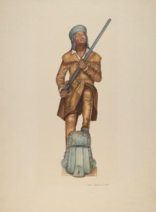 Figurhode: Davy Crockett, 1938. av Ethel Dougan