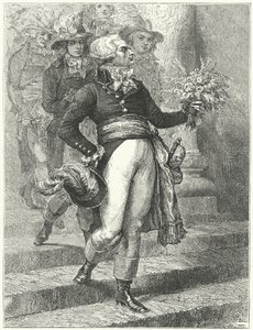 Maximilien Robespierre på dagen for festivalen for det høyeste vesen av Etienne (after) Ronjat