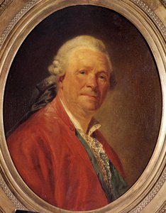 Portrett av Ritter Christoph Willibald von Gluck (1714-1787) Tysk komponist Maleri av Etienne Aubry (1745-1781) 1700-tallet. Dim. 0,62x0,52 m.