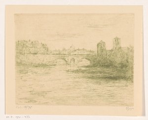 Tiber, Roma av Etienne Bosch (signed by artist)