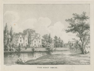 Tamworth - The Moat House: zinkograf, nd [1796-1865]
