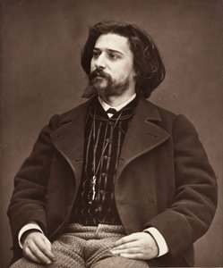 Alphonse Daudet fransk forfatter, 1849-1897, ca. 1876. av Etienne Carjat