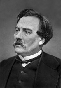 Charles-Adrien Lesot de La Penneterie aka Lacressonniere (1819-1893) fransk skuespiller og dramatiker, foto av Carjat av Etienne Carjat