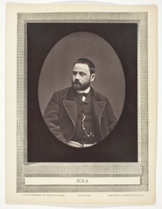 Émile Zola (fransk romanforfatter, dramatiker og journalist, 1840-1902) av Etienne Carjat