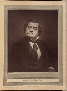 Frédérick Lemaitre av Etienne Carjat