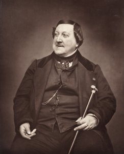 Gioachino Antonio Rossini italiensk komponist, 1792-1868, 1862. av Etienne Carjat