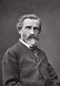 Giuseppe Verdi (1813-1901) 1877 (se også 124001) av Etienne Carjat