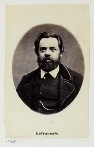Lefrançois Adolphe Gustave, kalt Gustave Lefrançais (1826-1901). Lærer, han opprettet i 1849 sammen med Pauline Roland (1805-1852) Foreningen av sosialistiske lærere. Som medlem av Kommunen satt han i Kommisjonen for arbeid og finans.... av Etienne Carjat