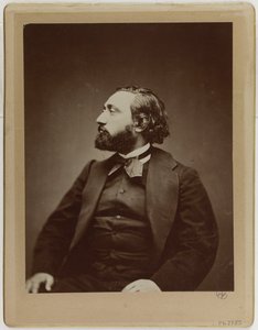 Léon Gambetta (1838-1882), advokat og politiker av Etienne Carjat