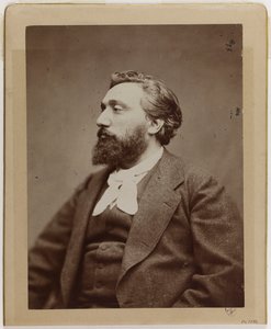 Léon Gambetta (1838-1882), advokat og politiker. av Etienne Carjat