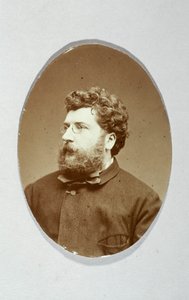 Portrett av Georges Bizet (1838-1875), komponist. av Etienne Carjat