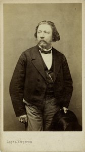 Portrett av Francois George-Hainl 1807-1873. av Etienne Carjat