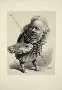 Portrett av Honoré Daumier av Etienne Carjat