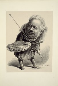Portrett av Honoré Daumier av Etienne Carjat