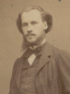 Portrett av komponisten Charles Lenepveu 1840-1910, 1870. av Etienne Carjat