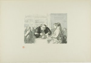 The Restaurant of the Great Art Exhibition: En symbiotisk kjærlighet til kunsten og koteletten av Etienne Carjat