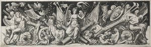 Kamper og triumfer, sannsynligvis 1560-tallet. av Etienne Delaune
