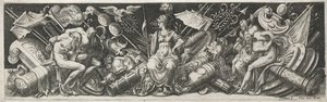 Kamper og triumfer, sannsynligvis 1560-tallet. av Etienne Delaune
