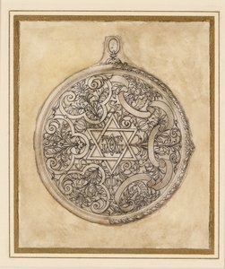 Design for en anhengjuvel, midten av 1500-tallet av Etienne Delaune