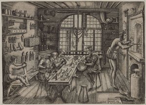 Gullsmedbutikk, 1576.