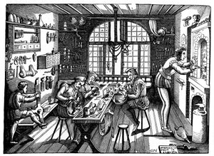 Studioet til Etienne Delaune, 1576, 1870.