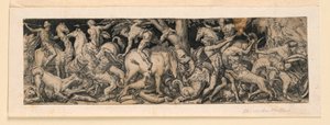 Villdyrsjakt (frise) av Etienne Delaune