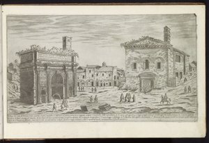 Buen til Septimius Severus i Roma Gamle bygninger (serietittel) I vestigi dell