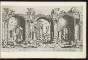 Ruinene av badene i Caracalla i Roma Gamle bygninger (serietittel) I vestigi dell