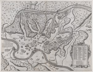 Mirror of Roman Magnificence: Antikkens Roma og dets åser, fra vesten, 1573., 1573.