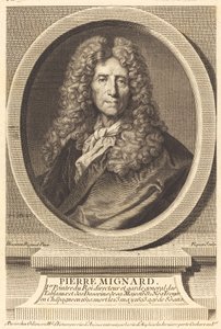 Pierre Mignard av Étienne Ficquet after Hyacinthe Rigaud