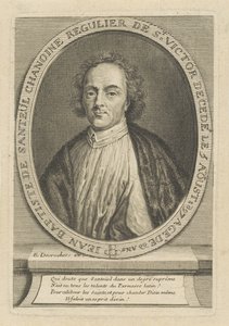 Portrett av poeten Jean-Baptiste de Santeul 1630-1697, um 1700.