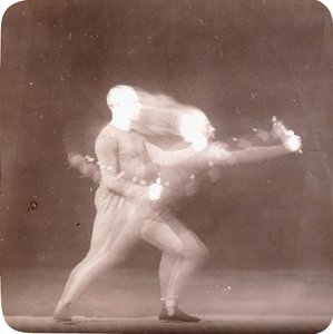 Kronofotografi av Movements of a Boxer, ca. 1890