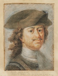 Portrett av keiser Peter I den store 1672-1725.