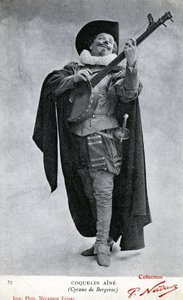 Constant Poppy aka Coquelin aîné (1841 - 1909) fotografert i kostymet til Cyrano de Bergerac (foto)