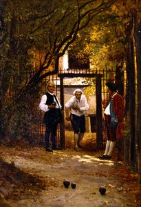 Spille boule (olje om bord)