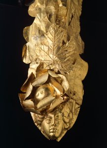 Diadem (krone), fra Spina (Emilia Romagna). Etruskisk sivilisasjon, 4. århundre f.Kr. av Etruscan