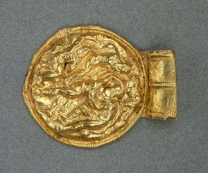 Preget bulla-anheng. Etruskisk sivilisasjon, 4. århundre f.Kr. av Etruscan