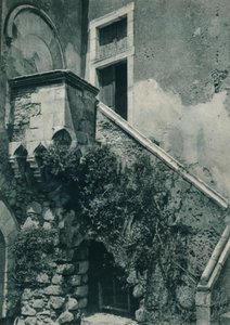 Et stille hjørne av Taormina, Sicilia, Italia, 1927 av Eugen Poppel