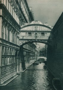 Sukkenes bro, Venezia, Italia, 1927 av Eugen Poppel